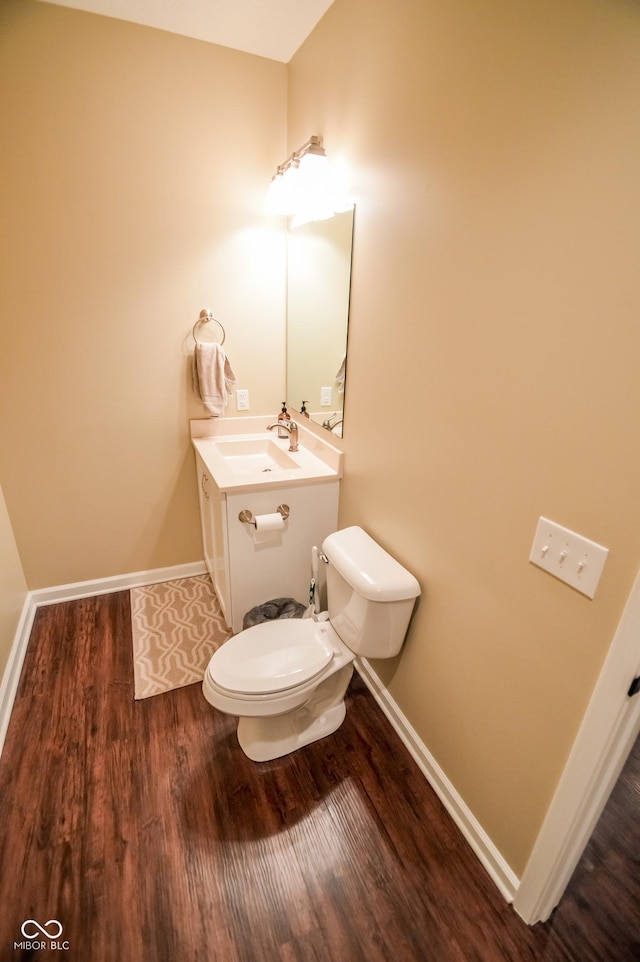 6802 Chorleywood Cir, Indianapolis, IN 46259 - half bath featuring wood finished floors and vanity