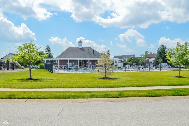 6802 Chorleywood Cir, Indianapolis, IN 46259 - surrounding community featuring a pool