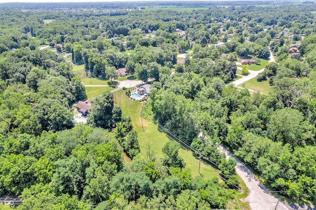 5052 Sherwood Ct, Pittsboro, IN 46167 - aerial view of a heavily wooded area