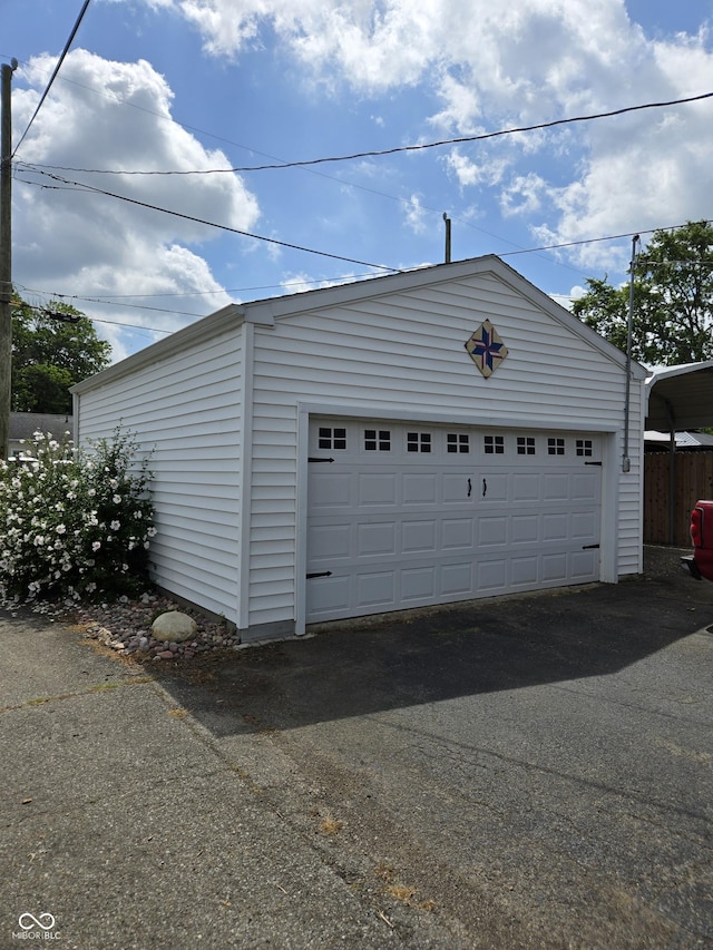 2311 Gilmore St, Columbus, IN 47201 - view of detached garage