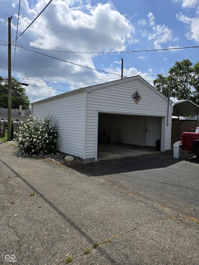 2311 Gilmore St, Columbus, IN 47201 - view of detached garage
