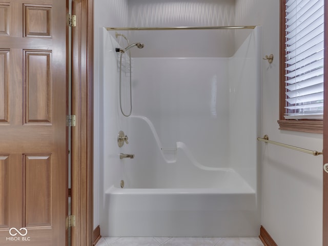 2025 Caledonian Ct, Greenwood, IN 46143 - full bathroom with bathing tub / shower combination and tile patterned flooring