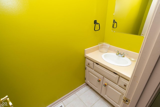 8841 Rocky Ridge Rd, Indianapolis, IN 46217 - bathroom with tile patterned floors and vanity