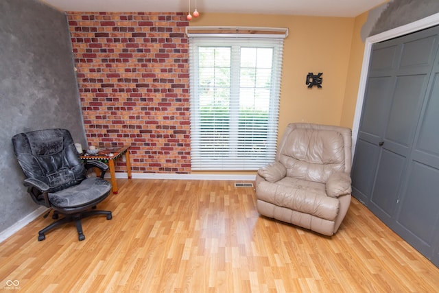 8841 Rocky Ridge Rd, Indianapolis, IN 46217 - sitting room featuring wood finished floors and baseboards