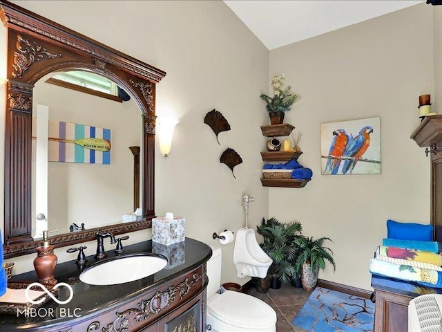 3808 Claybrook Ct, Bargersville, IN 46106 - bathroom featuring vanity and tile patterned flooring
