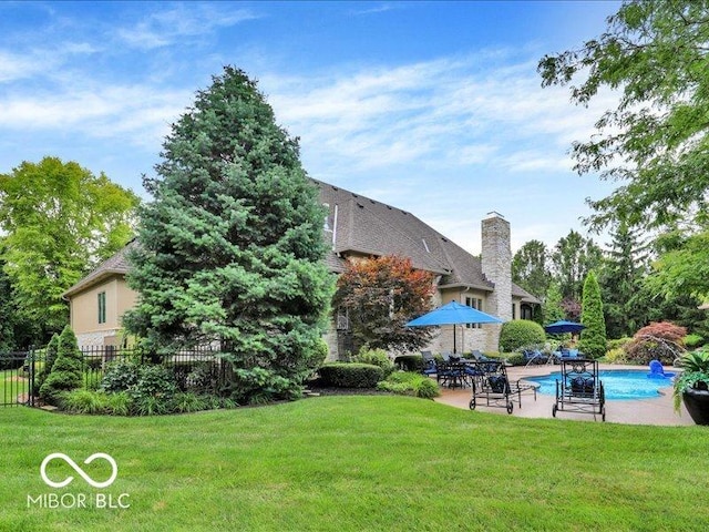 3808 Claybrook Ct, Bargersville, IN 46106 - view of yard featuring a patio area