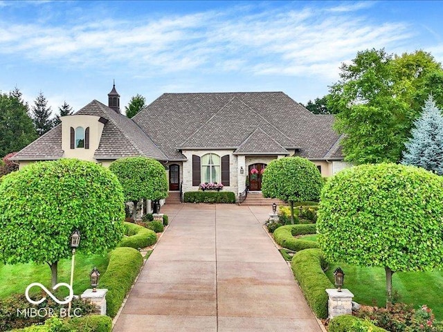 3808 Claybrook Ct, Bargersville, IN 46106 - french provincial home featuring stucco siding