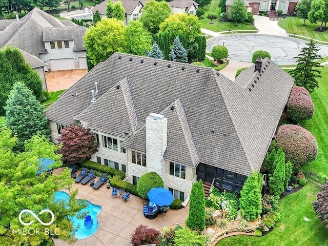3808 Claybrook Ct, Bargersville, IN 46106 - view from above of property