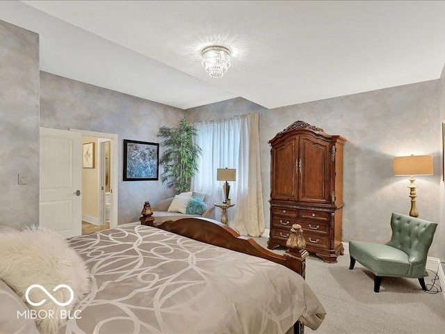 3808 Claybrook Ct, Bargersville, IN 46106 - bedroom with baseboards and light colored carpet