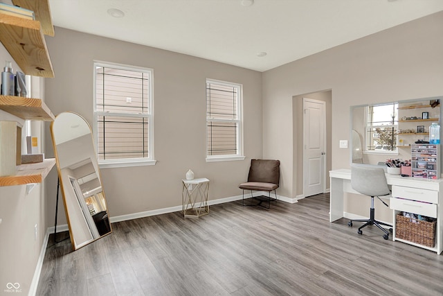 1715 Beyers St, Fortville, IN 46040 - office space featuring wood finished floors and baseboards
