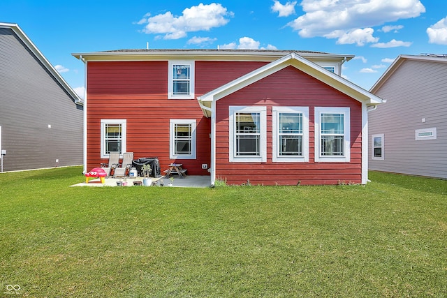 1715 Beyers St, Fortville, IN 46040 - rear view of property featuring a patio area and a yard