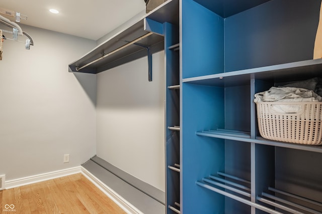 5809 N Washington Blvd, Indianapolis, IN 46220 - spacious closet featuring wood finished floors