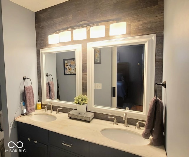 6974 S County Road 400 E, Clayton, IN 46118 - full bath featuring toilet and double vanity