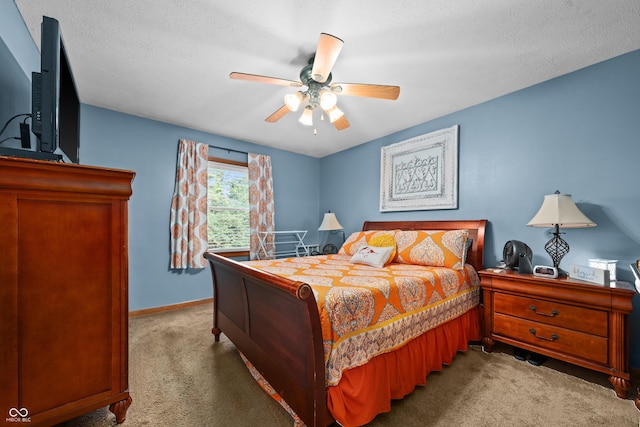 456 Old Hickory Ln, Greenwood, IN 46142 - carpeted bedroom featuring baseboards and a ceiling fan