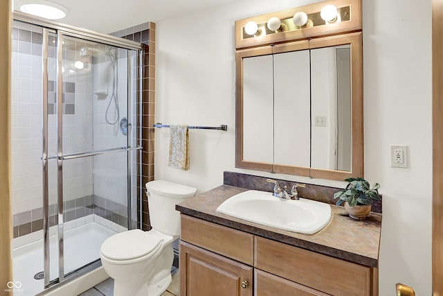 1441 Hunter Pl, Columbus, IN 47203 - bathroom featuring vanity and a stall shower