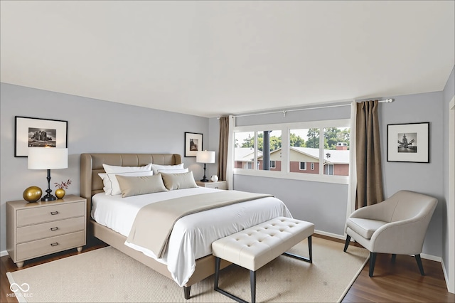 1441 Hunter Pl, Columbus, IN 47203 - bedroom featuring wood finished floors and baseboards