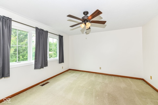 6413 Amber Pass, Plainfield, IN 46168 - unfurnished room featuring light carpet and a ceiling fan