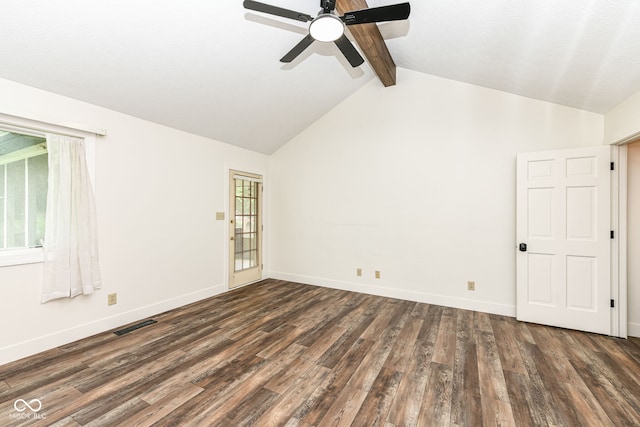6413 Amber Pass, Plainfield, IN 46168 - empty room featuring wood finished floors and ceiling fan
