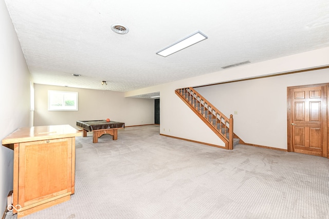 6413 Amber Pass, Plainfield, IN 46168 - game room with light colored carpet and billiards table