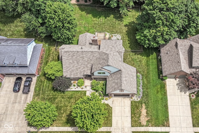 6413 Amber Pass, Plainfield, IN 46168 - aerial view