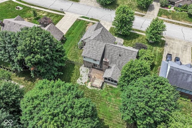 6413 Amber Pass, Plainfield, IN 46168 - view from above of property