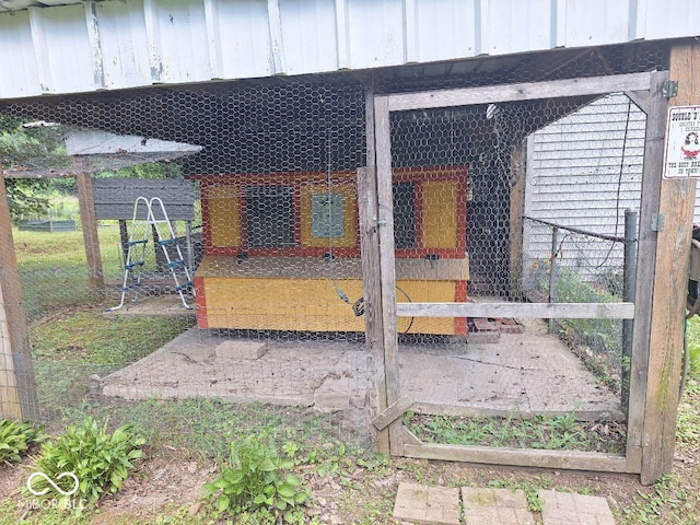 681 Hancock School Rd, Spencer, IN 47460 - entrance to property with board and batten siding