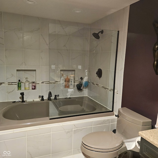 681 Hancock School Rd, Spencer, IN 47460 - bathroom with vanity and tiled shower / bath