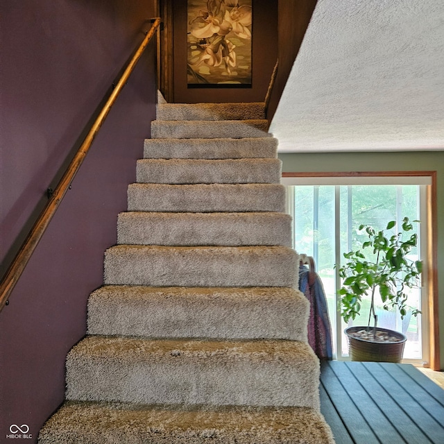 681 Hancock School Rd, Spencer, IN 47460 - view of staircase