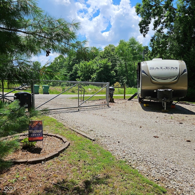 681 Hancock School Rd, Spencer, IN 47460 - view of yard with a gate