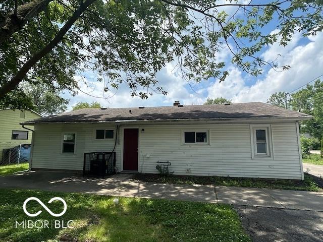 4463 N Bolton Ave, Indianapolis, IN 46226 - rear view of house