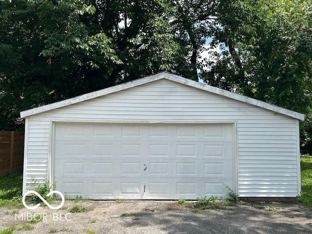 4463 N Bolton Ave, Indianapolis, IN 46226 - view of detached garage