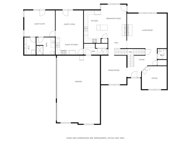 7929 W Bristol Way, New Palestine, IN 46163 - view of home floor plan