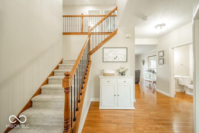 7929 W Bristol Way, New Palestine, IN 46163 - stairs featuring wood finished floors
