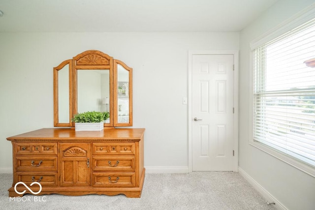 7929 W Bristol Way, New Palestine, IN 46163 - bedroom featuring light carpet