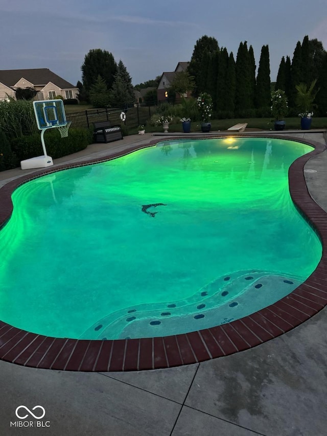 7929 W Bristol Way, New Palestine, IN 46163 - swimming pool featuring a diving board