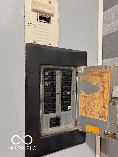 utility room featuring electric panel