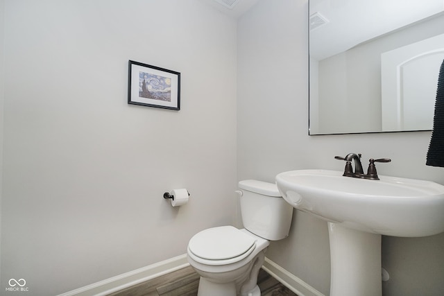 9732 Junction, Fishers, IN 46037 - half bathroom with wood finished floors and baseboards