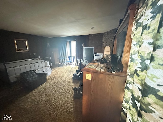 9012 W Evergreen Dr, Columbus, IN 47201 - view of carpeted bedroom