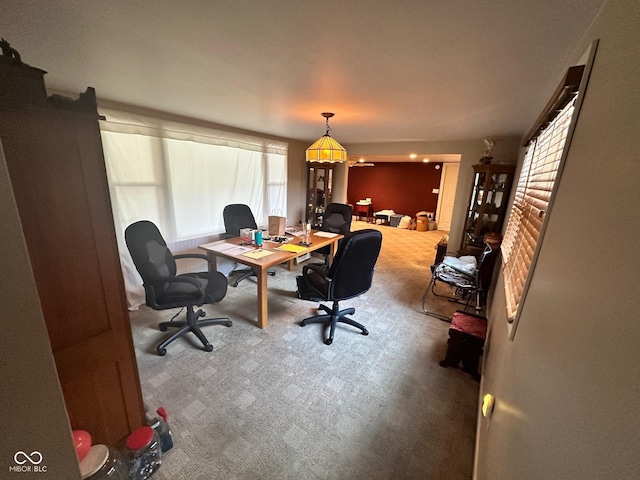 9012 W Evergreen Dr, Columbus, IN 47201 - office featuring carpet flooring and plenty of natural light
