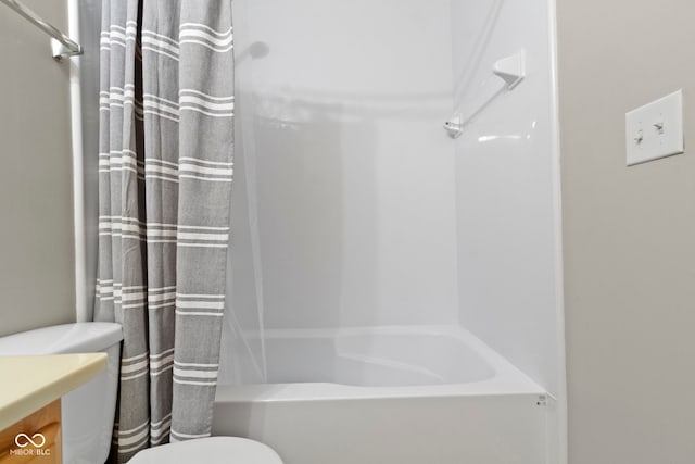 11426 High Grass Dr, Indianapolis, IN 46235 - bathroom featuring shower / bathtub combination with curtain and vanity