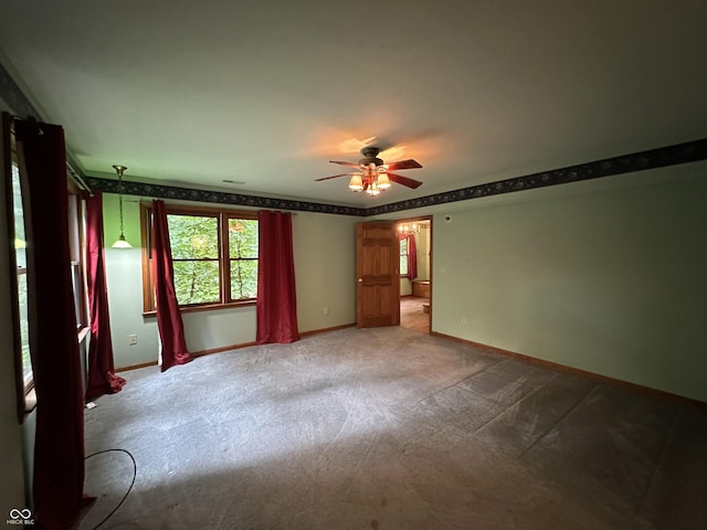 2765 S 1200 E, Zionsville, IN 46077 - unfurnished bedroom with carpet flooring and ceiling fan