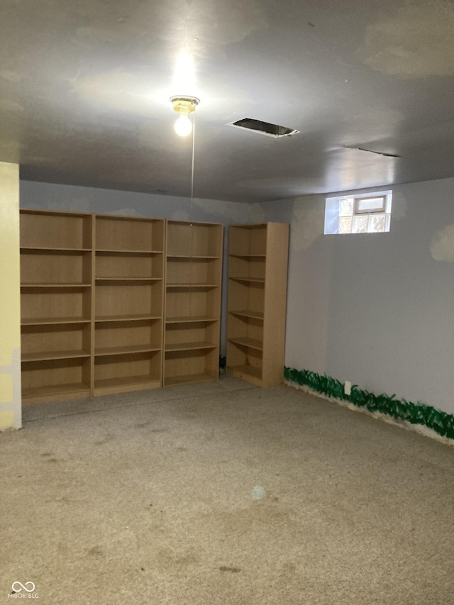 1016 N Mitchner Ave, Indianapolis, IN 46219 - basement with carpet