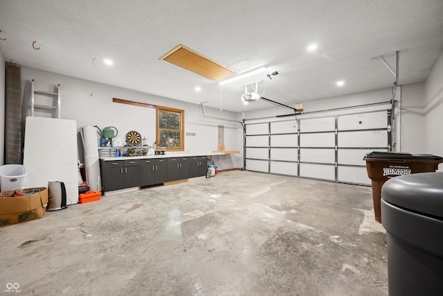 173 W Lakeview Dr, Nineveh, IN 46164 - garage featuring recessed lighting and a garage door opener