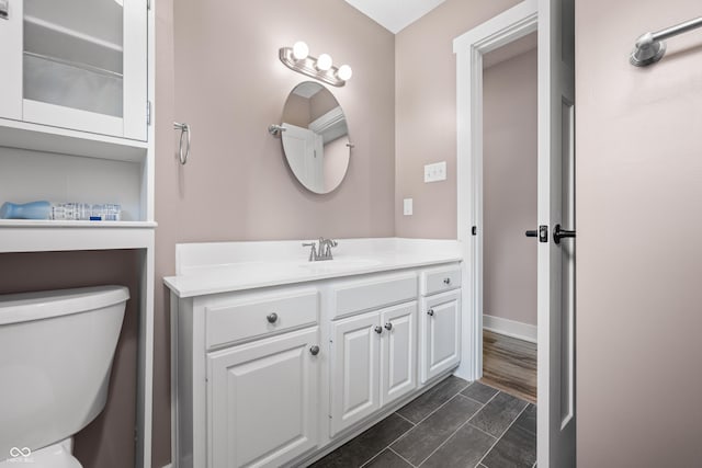 173 W Lakeview Dr, Nineveh, IN 46164 - bathroom featuring toilet and vanity