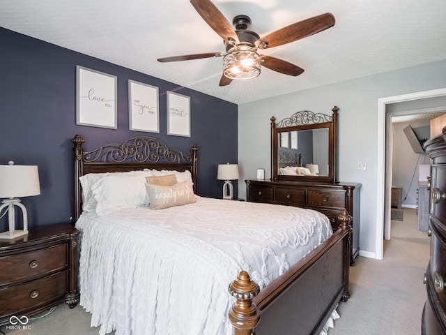 479 Raintree Dr, Danville, IN 46122 - bedroom with carpet floors and ceiling fan