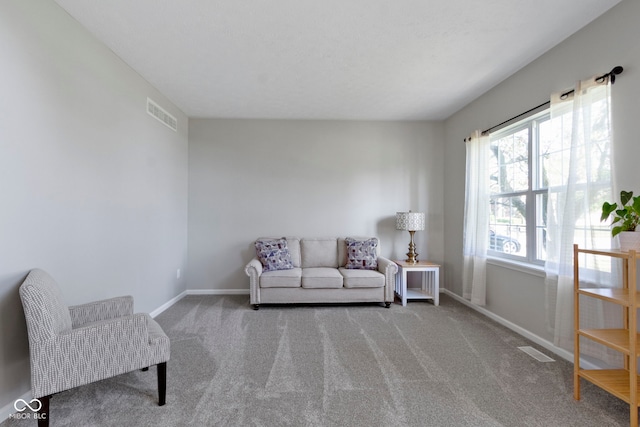 441 Viburnum Run, Westfield, IN 46074 - living area featuring carpet floors and baseboards