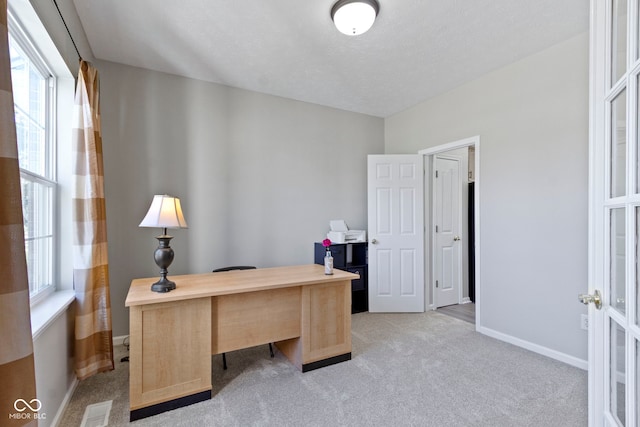 441 Viburnum Run, Westfield, IN 46074 - office space featuring healthy amount of natural light, light carpet, and french doors