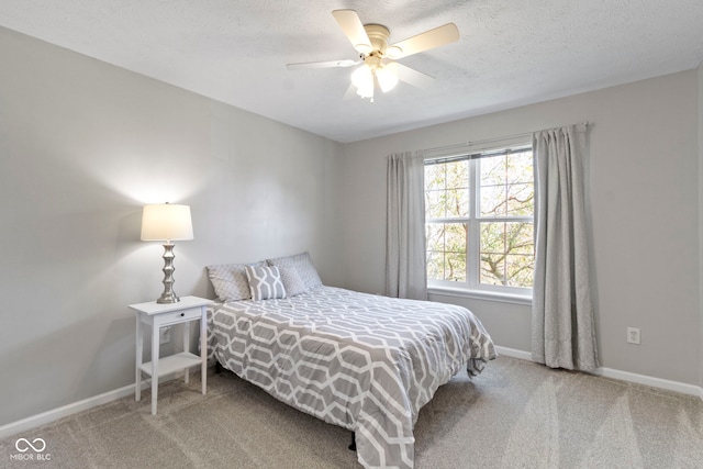 441 Viburnum Run, Westfield, IN 46074 - bedroom featuring carpet flooring, ceiling fan, and a textured ceiling