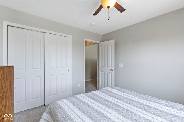 441 Viburnum Run, Westfield, IN 46074 - carpeted bedroom featuring a closet and ceiling fan