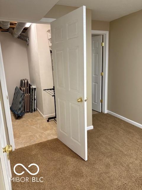 441 Viburnum Run, Westfield, IN 46074 - basement featuring light carpet and baseboards